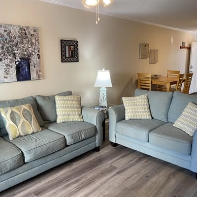 Windy Village Getaway-Oceanfront-Sleep6-2br/2ba-Full Kitchen-Pool-Free Parking