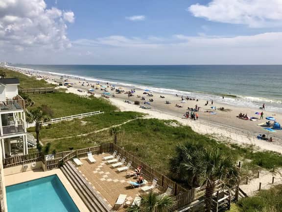 Oceanfront Waterpointe1 504-3b/2b-Sleeps 6-Balcony-WIFI-TV-Pool-Family Friendly